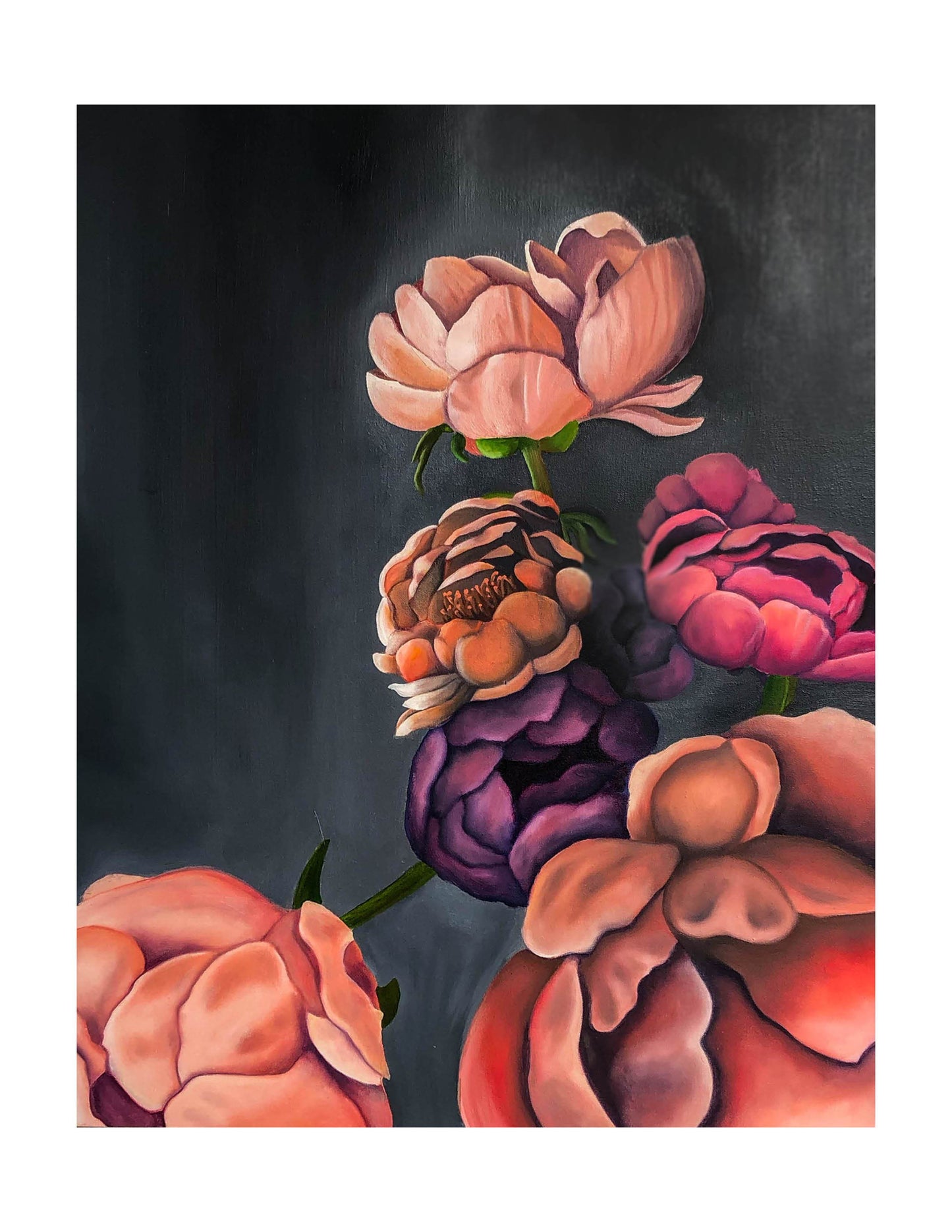 Print - Peonies (Painting)