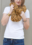 Infinity Scarf "Golden Mist"