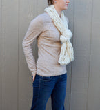 Infinity Scarf "Off White" Thick/Bulky