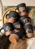 Wild Rojo Full 8 Mug Set