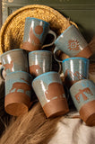 Wild Rojo Full 8 Mug Set
