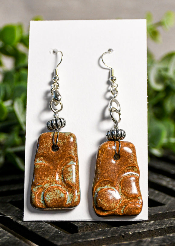 Heirloom Blue Dangle Earrings