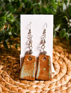 Heirloom Blue Dangle Earrings