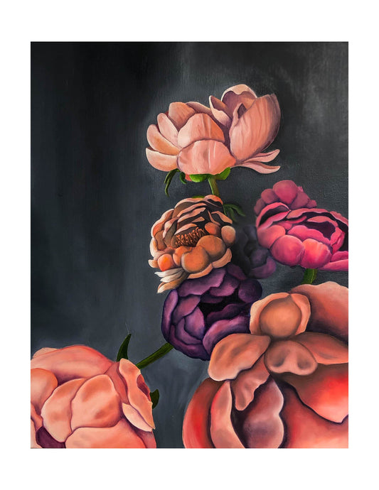 Print - Peonies (Painting)